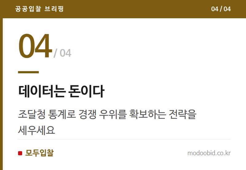 데이터는 돈이다 — 공공조달 시장 완전 정복: 김차장의 실전 체크리스트와 성공 전략