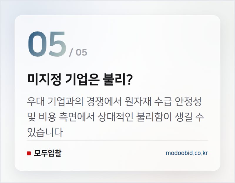 미지정 기업은 불리? — 조달청 비축 원자재 우대, 중소기업 생존 전략의 새판을 짜다 (2026년 7월)
