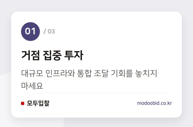 거점 집중 투자 — 2026 OECD 지역균형발전 권고, 공공조달 시장의 지각변동이 시작됩니다