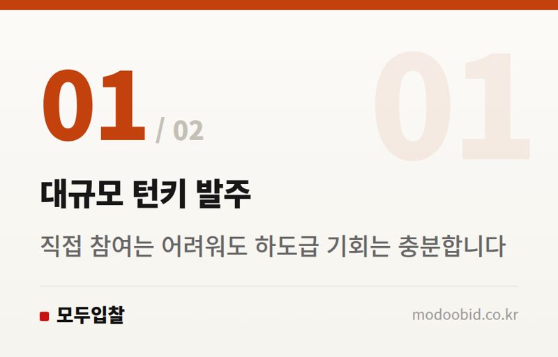 대규모 턴키 발주 — 조달청 광양항 대규모 직선화 공사, 1,957억 사업의 숨겨진 기회와 중소기업 생존 전략