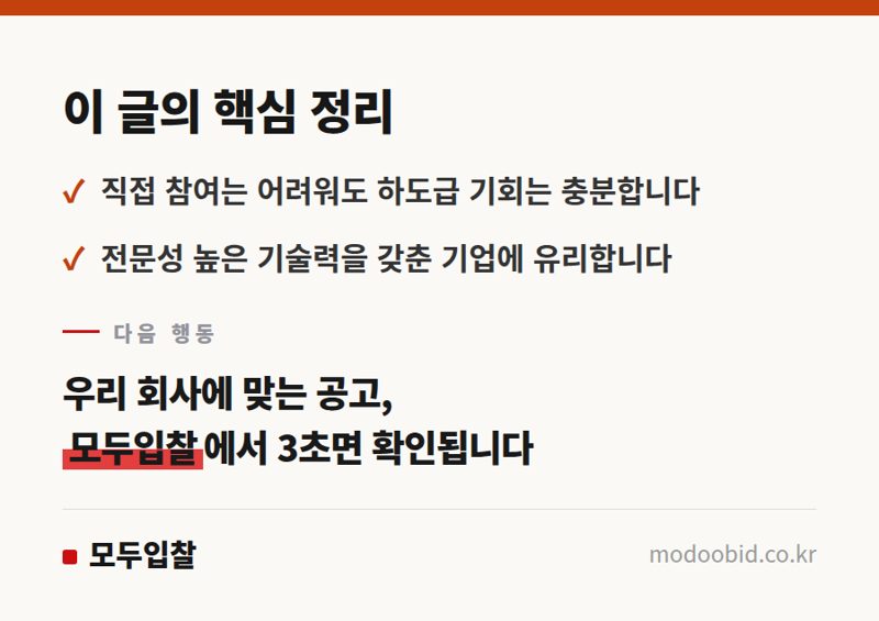 조달청 광양항 대규모 직선화 공사, 1,957억 사업의 숨겨진 기회와 중소기업 생존 전략 핵심 정리