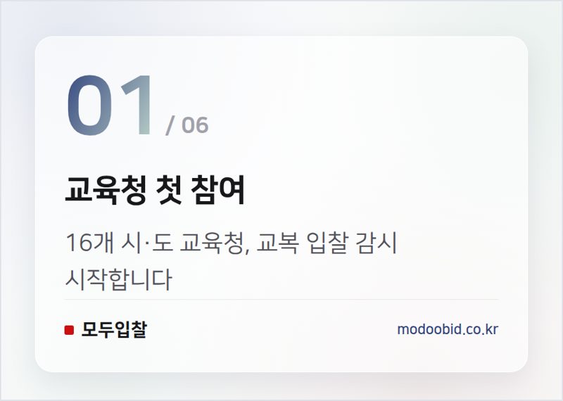 교육청 첫 참여 — 공공 입찰담합 감시, 교복 시장까지 확대! 김차장이 알려주는 BRIAS 시스템 파헤치기