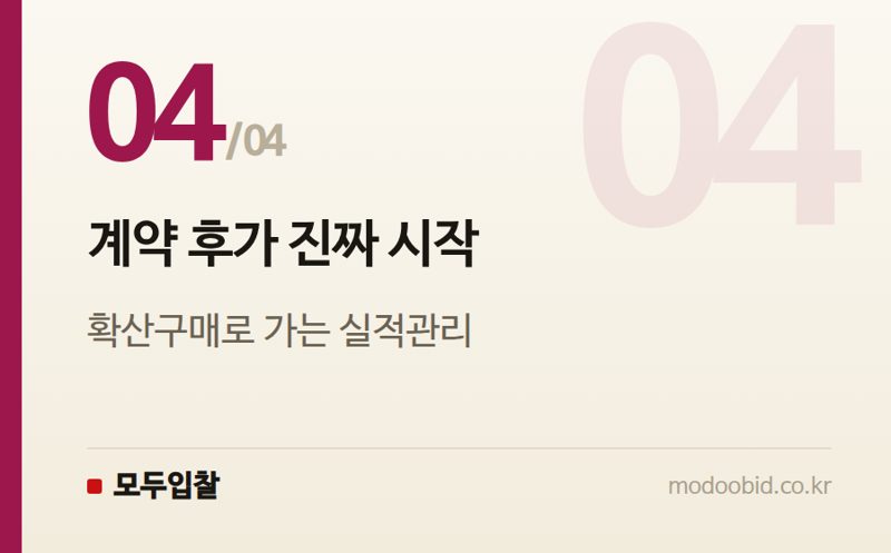 계약 후가 진짜 시작 — 혁신제품 시범구매 신청, 이 순서대로 하세요