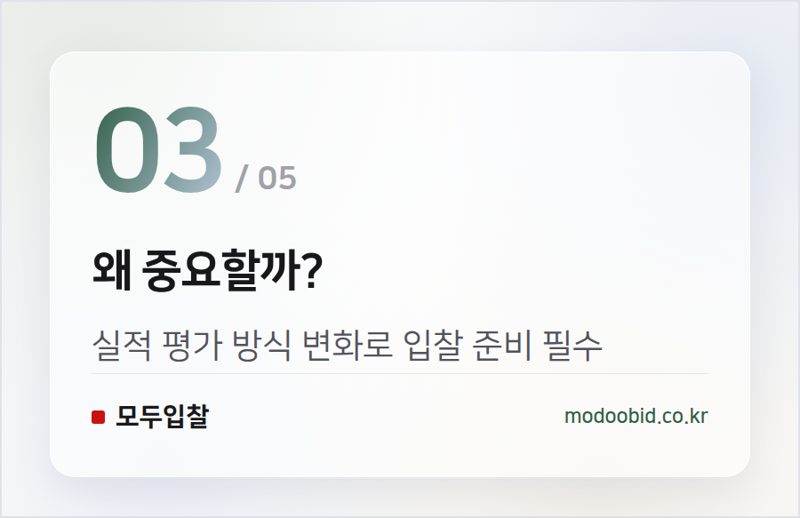 왜 중요할까? — 조달청 시설공사 실적 경쟁입찰 집행기준 개정! 2026년 7월 1일 시행