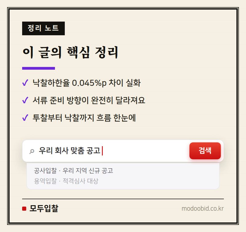 입찰 실무자가 자주 쓰는 핵심 용어 정리 핵심 정리