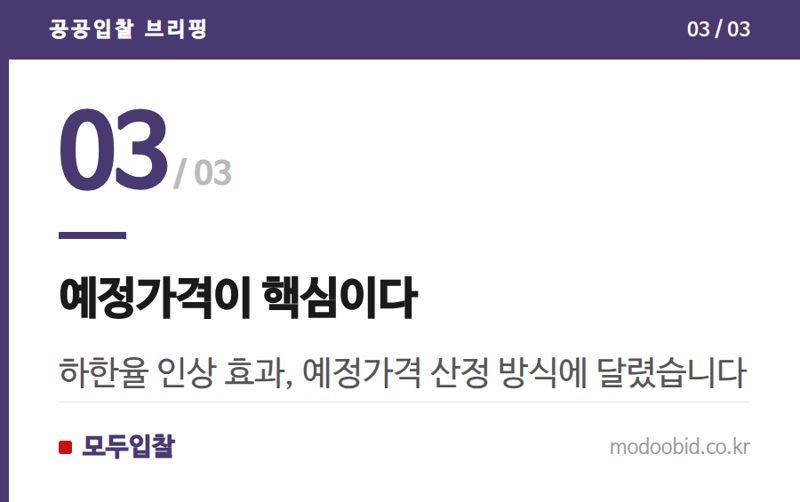 예정가격이 핵심이다 — 중소기업 입찰 낙찰하한율 89.995% 상향, 시장 변화와 대응 과제