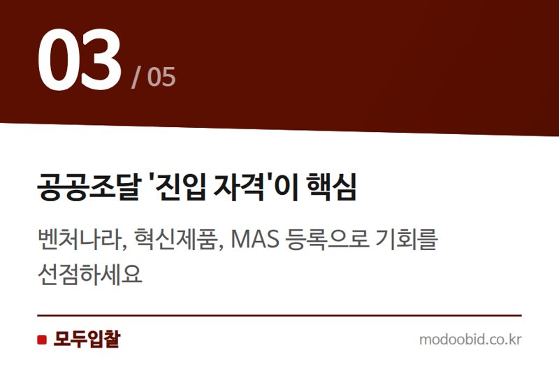 공공조달 '진입 자격'이 핵심 — 공공조달 '진입의 경제학': 월드컵 170억 보장금처럼 우리 회사도 기회 잡을 수 있을까요?