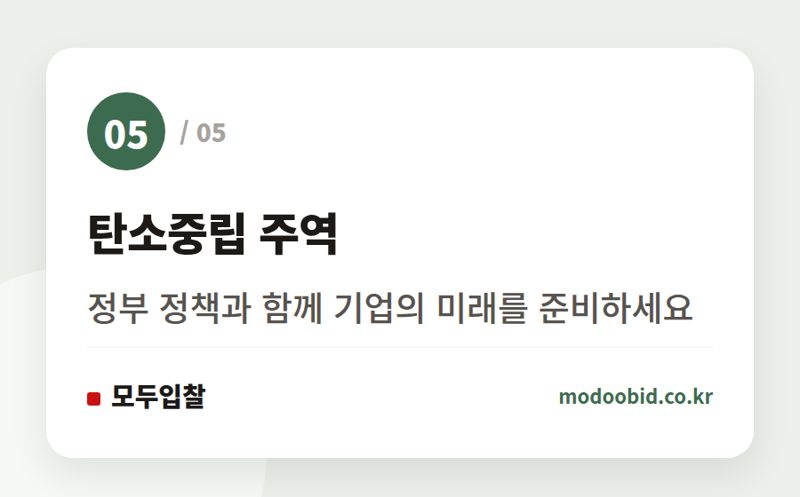 탄소중립 주역 — 공공조달 시장의 큰 그림 변화: 2027년, 재생에너지 전환 기업이 승자가 될 기회를 잡습니다