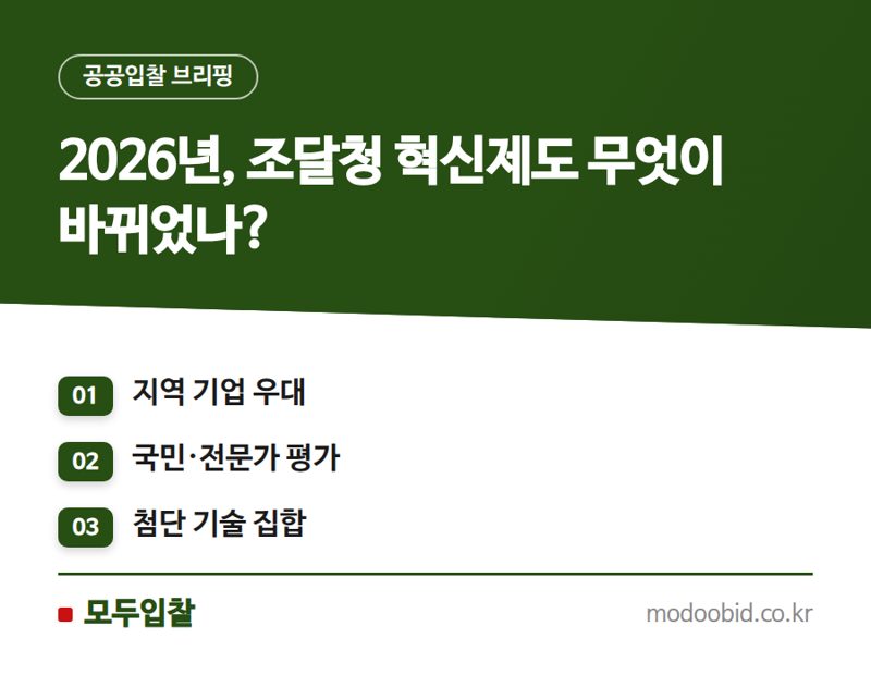 2026 조달청 혁신제품 데모데이, 지역 기업에 새 기회가 활짝 열렸을까요?