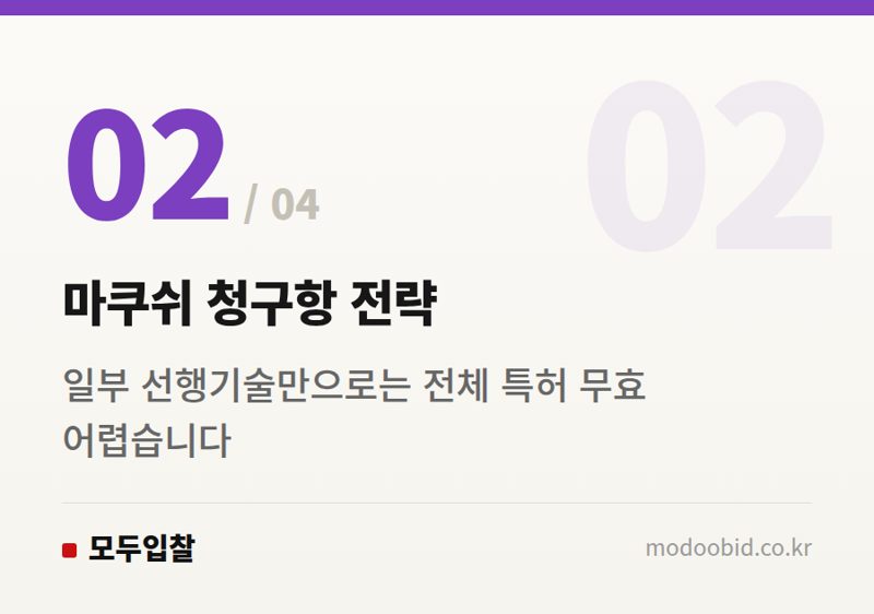 마쿠쉬 청구항 전략 — 공공조달 특허 분쟁 위험? '선택발명'부터 '결합발명'까지 김차장의 실전 체크리스트