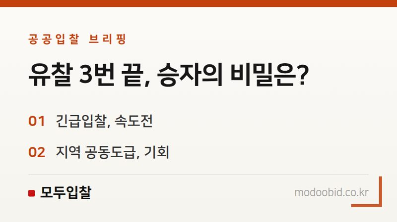 완도 해상교량 반복 유찰, 그 끝에 찾아온 기회는 중소기업에게 어떤 의미일까요?