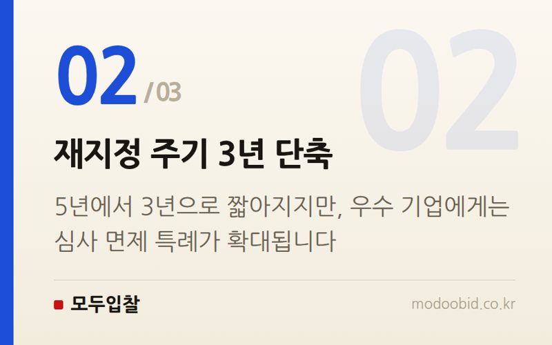 재지정 주기 3년 단축 — 조달청 G-PASS 2027년 개편: 심사 변화와 등급제, 중소기업 기회는?