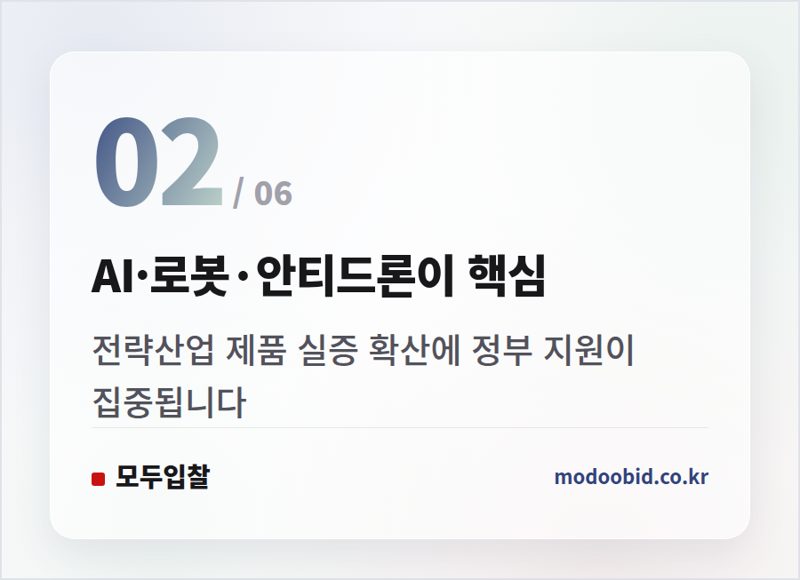 AI·로봇·안티드론이 핵심 — 조달청 혁신제품 시범구매, 8월 18일 공개! AI·로봇이 공공현장에 들어오는 방법