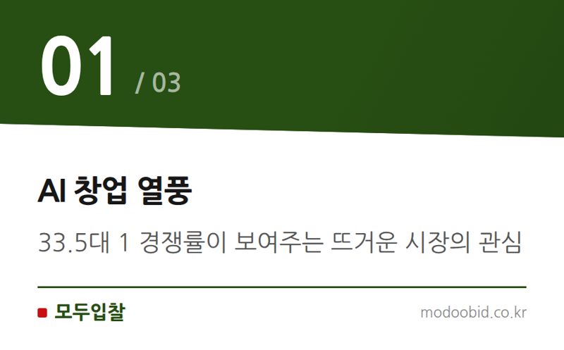 AI 창업 열풍 — AI 창업 열풍 속 33.5대 1 경쟁률: 정부 지원사업, 어떻게 진화해야 할까?