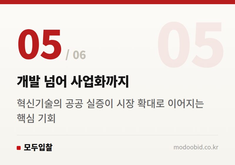 개발 넘어 사업화까지 — 2026 조달청 혁신제품 시범구매, 우리 회사 미래기술은 어떻게 공공시장에 진입할까요?