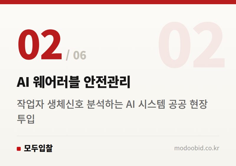 AI 웨어러블 안전관리 — 2026 조달청 혁신제품 시범구매, 우리 회사 미래기술은 어떻게 공공시장에 진입할까요?