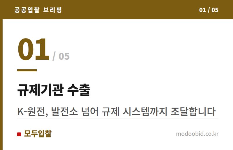 규제기관 수출 — K-원전 수출, 규제 시스템이 새로운 시장이 됩니다! 우리 기업은 어디를 봐야 할까요?