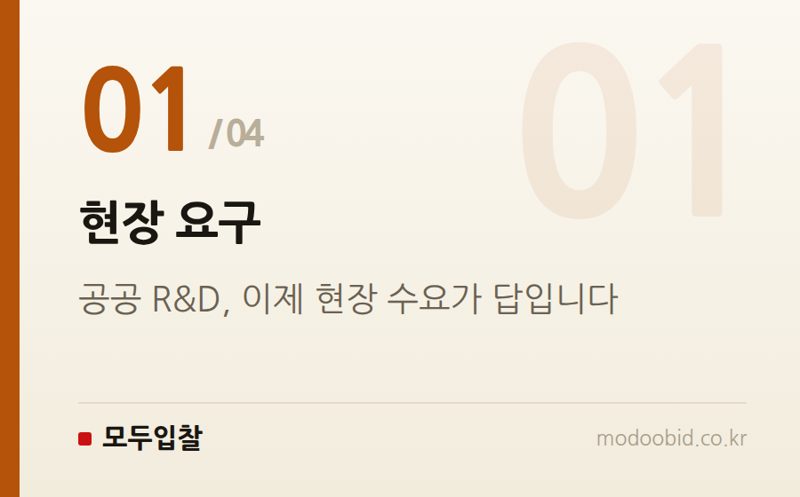 현장 요구 — 공공조달 현장 체크리스트: 재난 AI 스마트워치 R&D, 숨겨진 기회를 포착하세요
