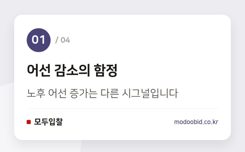 어선 감소의 함정 — 2025 해양수산부 노후어선 통계, 우리 회사가 챙길 공공입찰은?