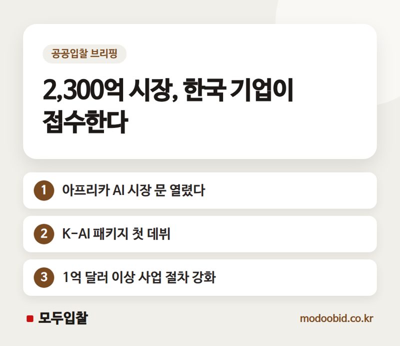 탄자니아 AI 교육기관 EDCF 사업, K-AI 패키지의 실전 데뷔와 국내 기업의 기회는?