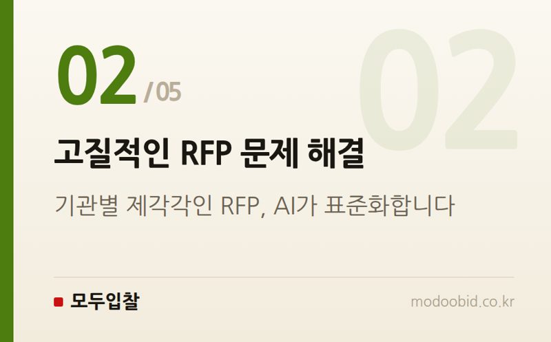 고질적인 RFP 문제 해결 — 조달청 AI 제안요청서 시대, 우리 회사는 어떻게 준비해야 할까요?