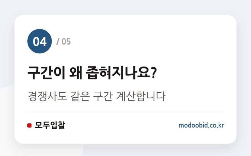 구간이 왜 좁혀지나요? — 사정률 분포 확인법, 투찰 구간 좁히는 순서