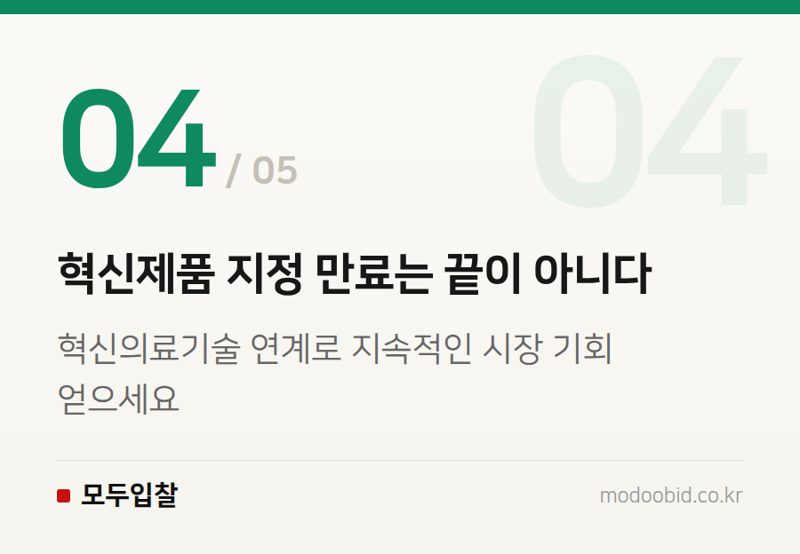 혁신제품 지정 만료는 끝이 아니다 — 조달청 혁신제품 의료AI, 지정 만료 후 비급여 전환이 주는 기회와 과제 분석