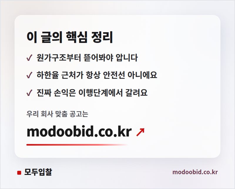 저가 투찰 손익분기점, 어디까지 내려갈 수 있을까요 핵심 정리
