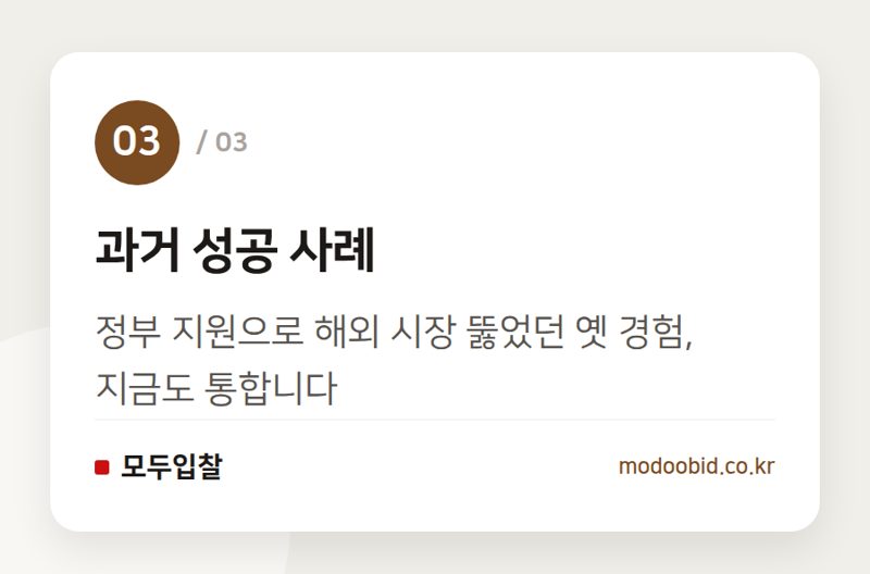 과거 성공 사례 — ADB 조달시장, 우리 기업이 11조 원 기회 잡는 법 (과거 사례에서 배우기)
