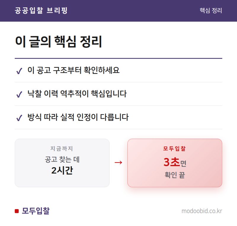 공동수급 필수 공고, 파트너 찾는 법 핵심 정리