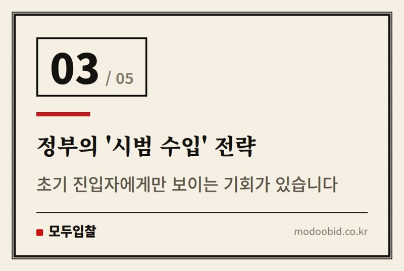 정부의 '시범 수입' 전략 — 공공조달 ‘1,300원 계란’ 논란에서 배우는 교훈: 우리 기업은 어디서 기회를 잡을까요?