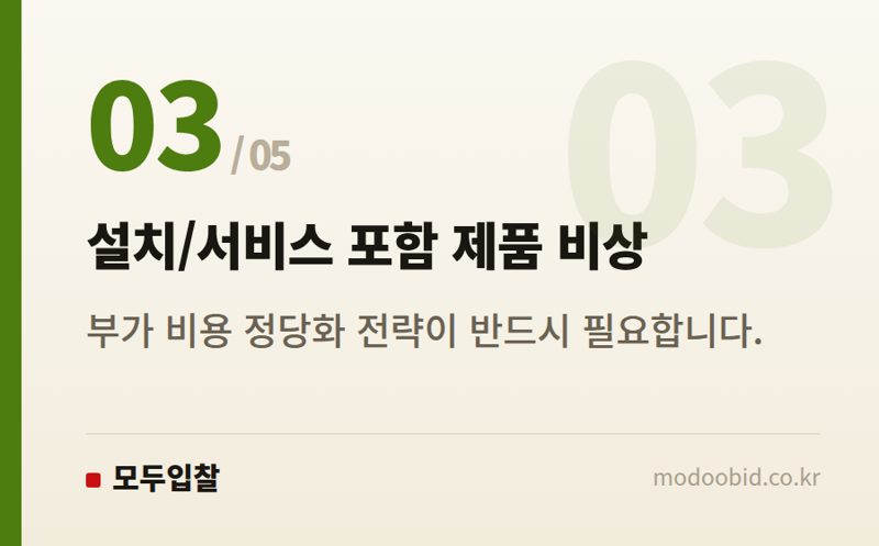 설치/서비스 포함 제품 비상 — 조달청 MAS 개혁 나라장터 가격 논란, 우리 기업엔 어떤 기회될까?